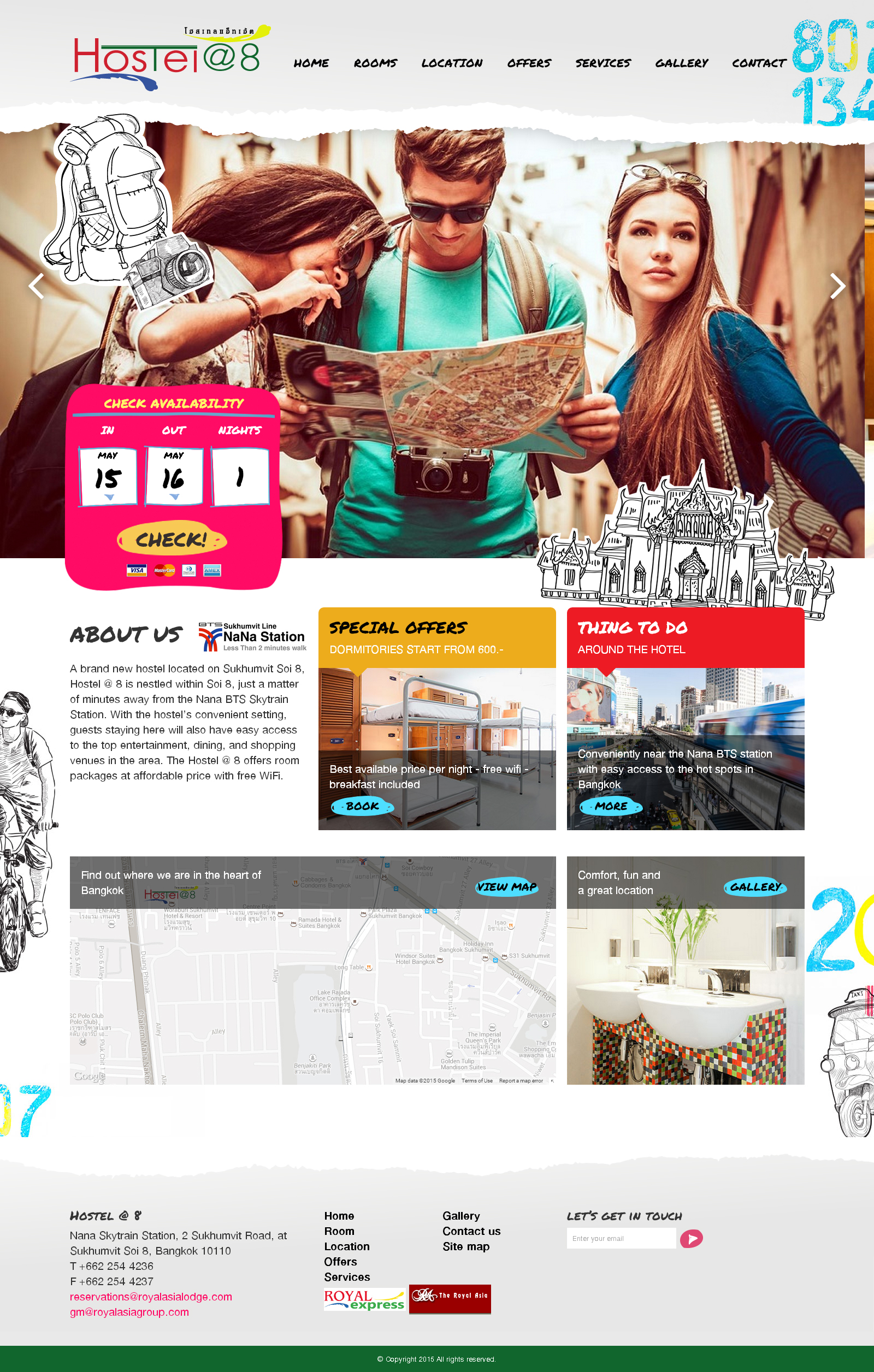 Responsive webdesign - Hostel @ 8 Responsive Web Design