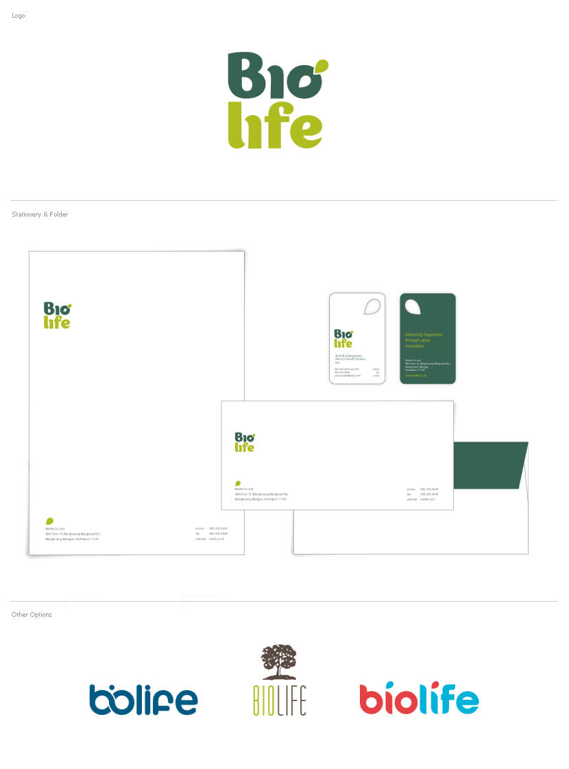 Branding & Identity - Biolife Branding & Identity - Biolife