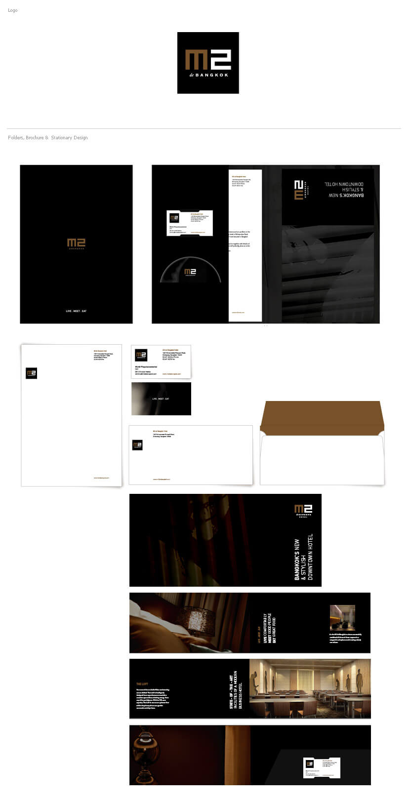 Branding & Identity - M2 de Bangkok Hotel Branding & Identity - M2 de Bangkok Hotel