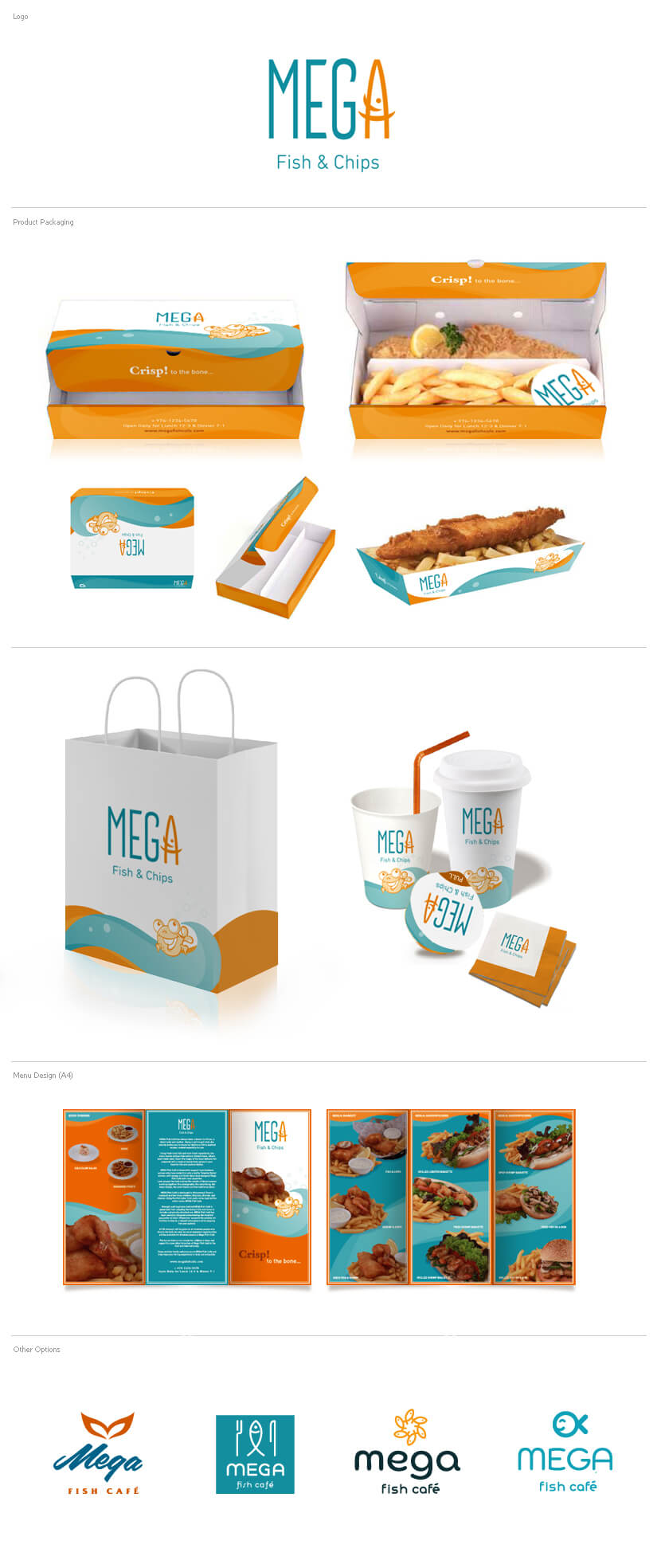 Branding & Identity - Mega Fish