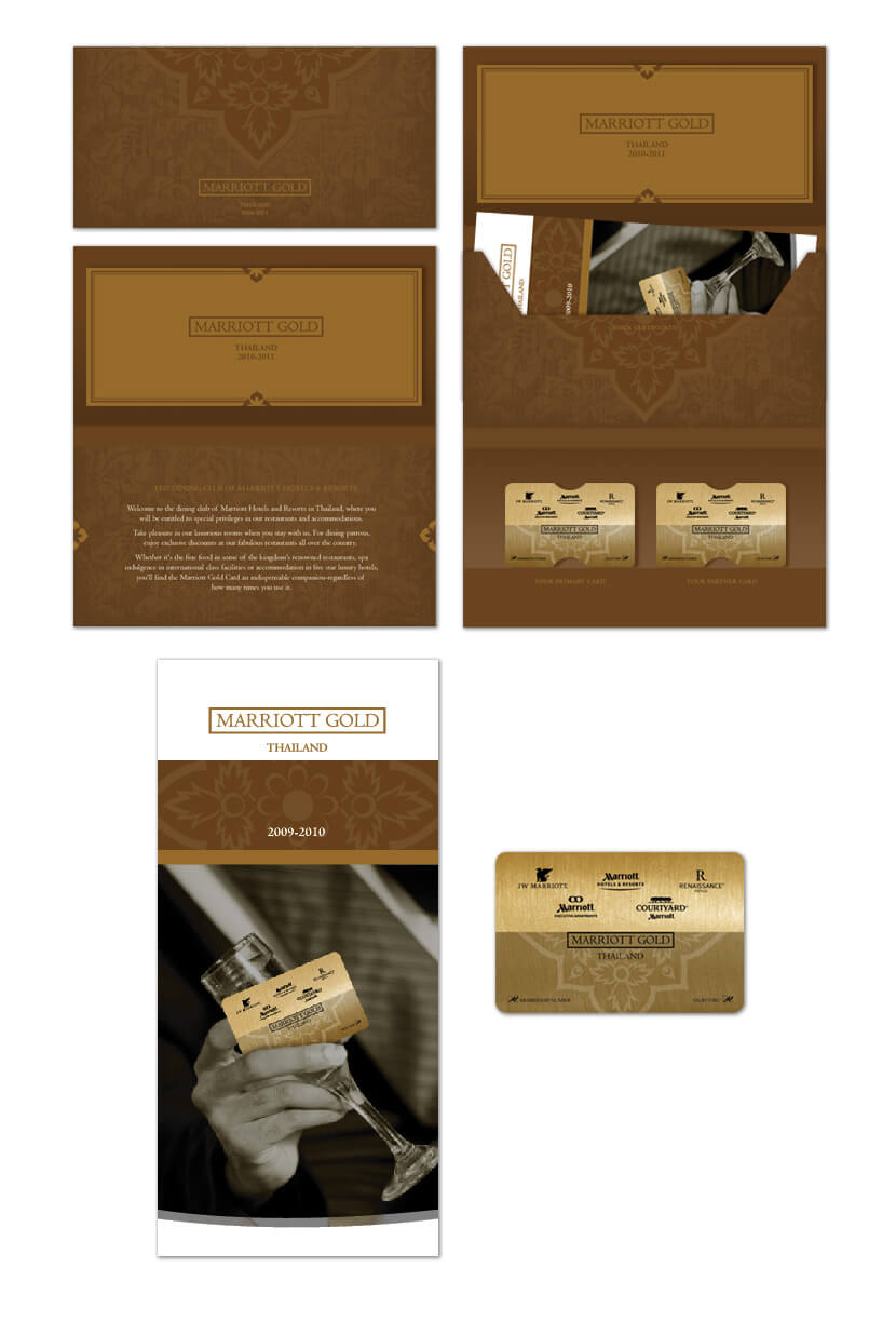 Print Design - Marriott Gold Card Print Design - Marriott Gold Card