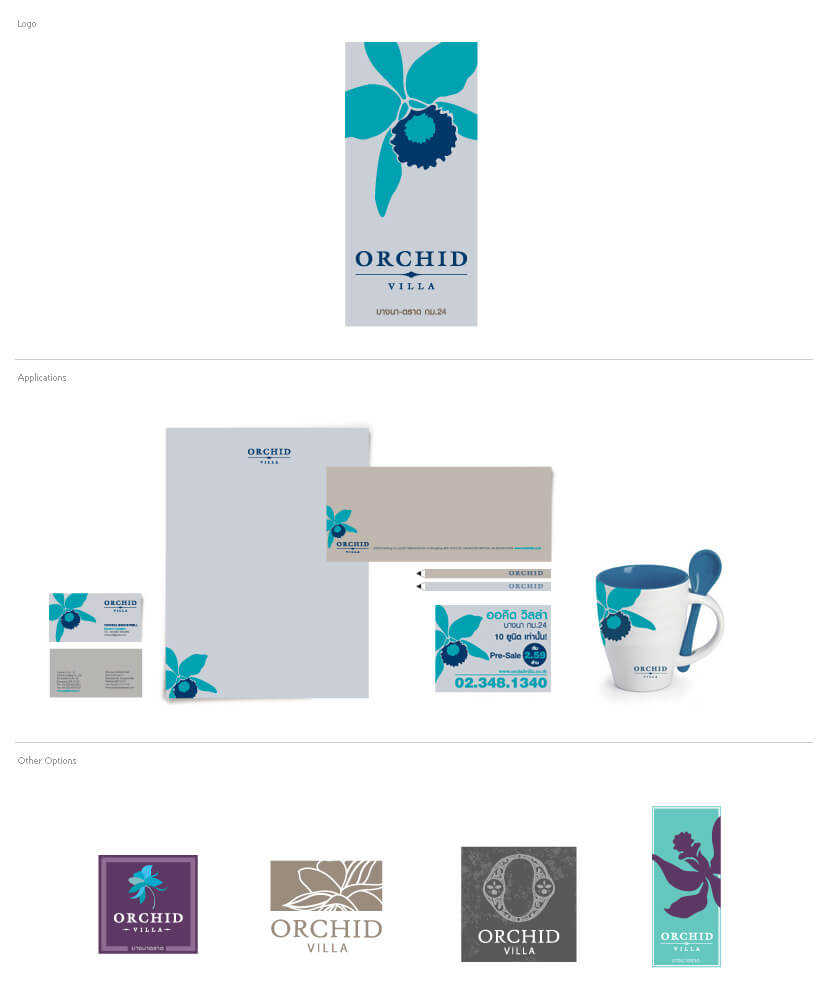 Branding & Identity - Orchid Villa Branding & Identity - Orchid Villa
