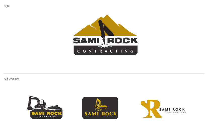 Branding & Identity - Sami Rock Contracting