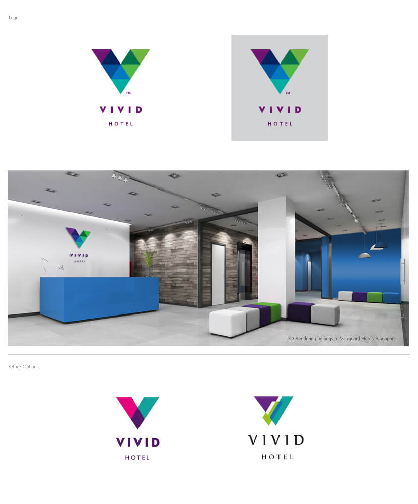 Branding & Identity - Vivid Hotel