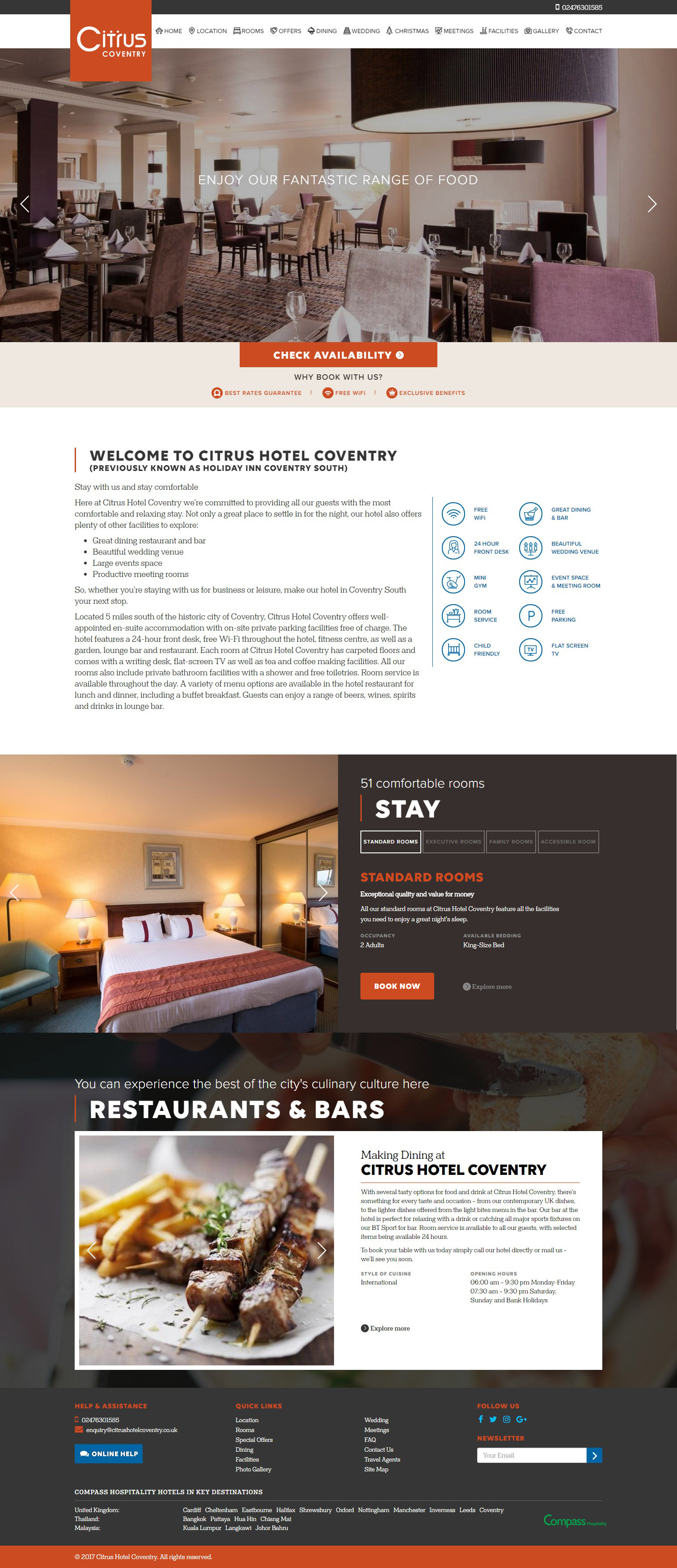 Responsive Hotel Webdesign