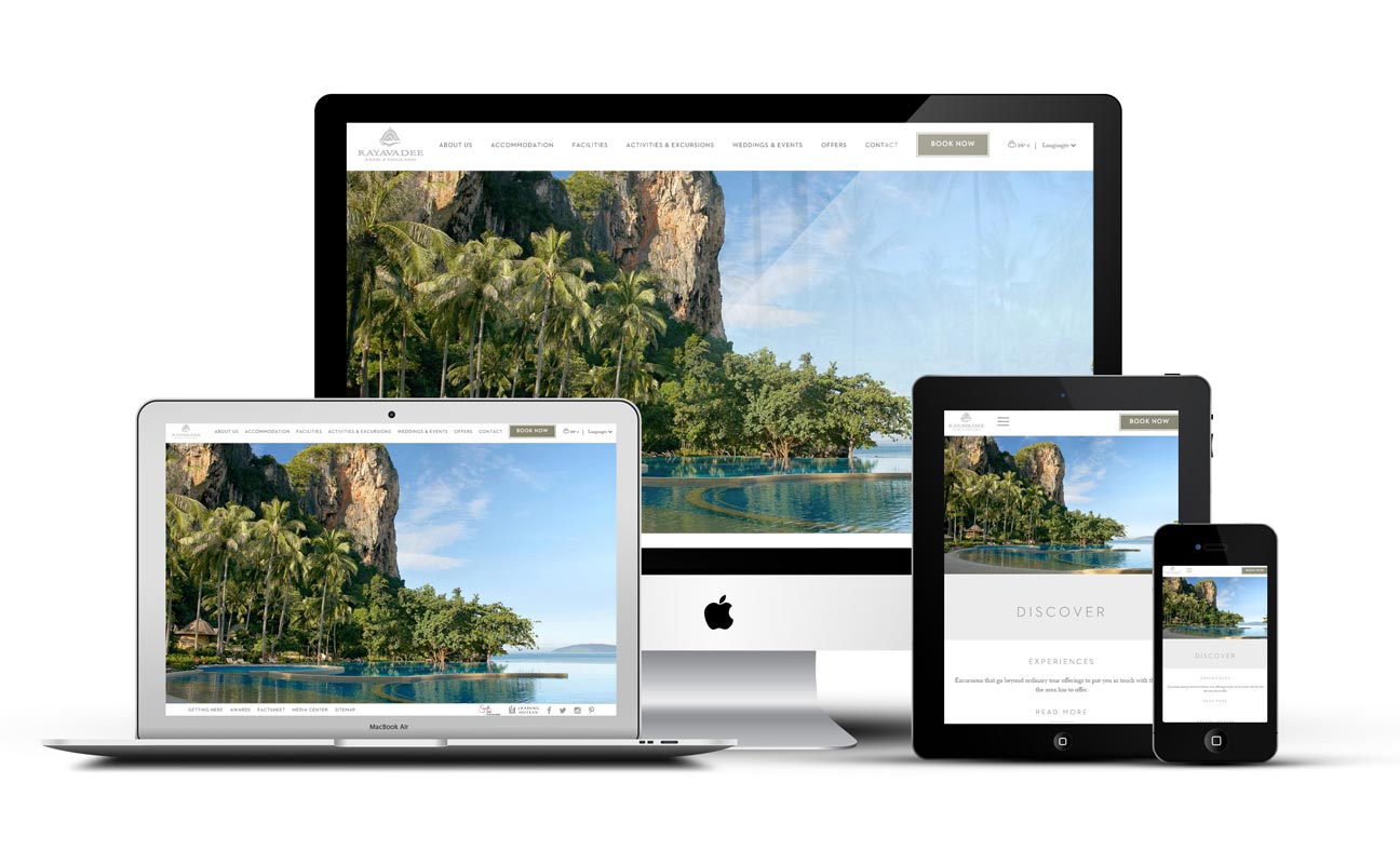 Rayavadee - Responsive Bangkok Web design