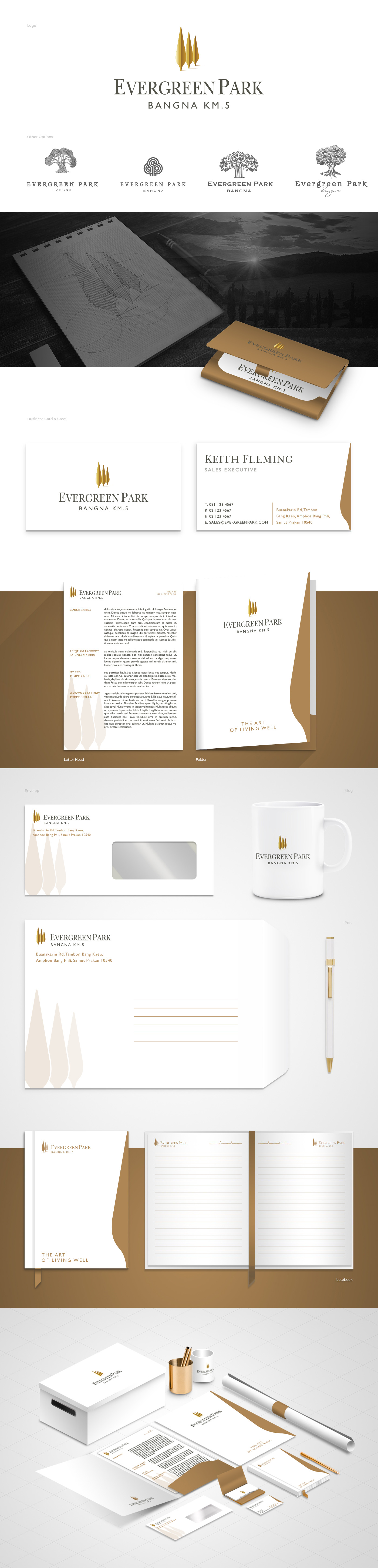 Evergreen-Portfolio Branding and Corporate Identity Design